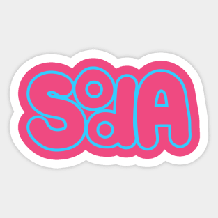 SodA - Blue Sticker